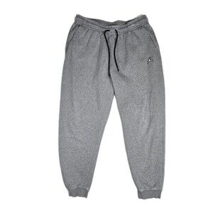 Air Jordan Brooklyn Fleece Sweatpants Joggers Gray Mens XL 33x27.5